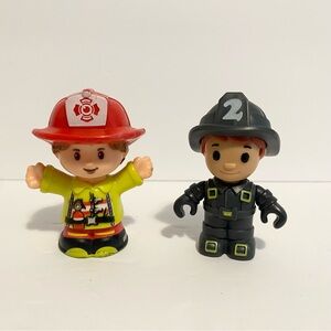 Little People Fire Fighter Fireman Figure Fisher Price Toy Doll 4/$20  🛑